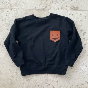 Kid’s Halloween Pumpkin sweatshirt black 5